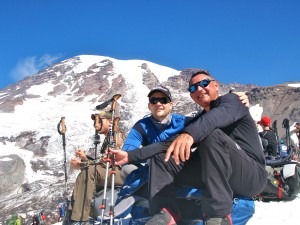 Me and Steve on our way to Camp Muir