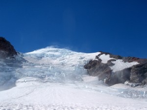 The route from High Camp to Summit
